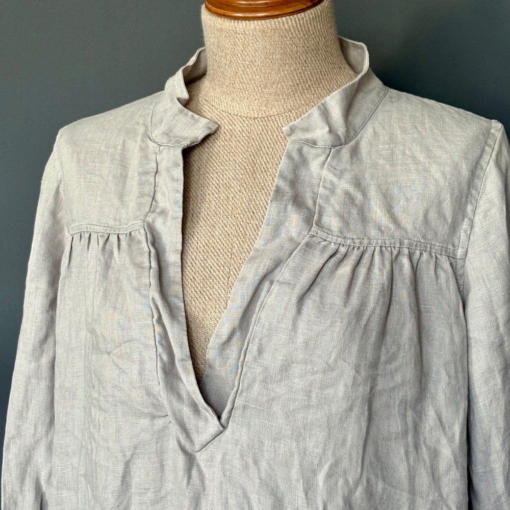 Sugar Candy Mountain Sabine Dress | Size M/L | Grey Linen - Lagenlook Tunic